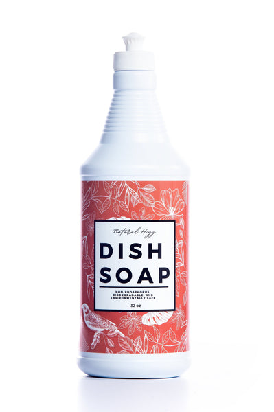 (2-Pack) Dish Soap, 32 oz - Natural Hiyy